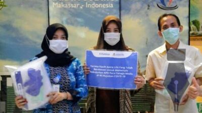 Astra Life Bagikan 60 Ribu Masker dan 600 Sembako Gratis