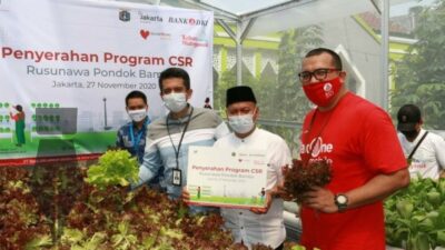 Bank DKI Dorong Penghuni Rusun Garap Hidroponik