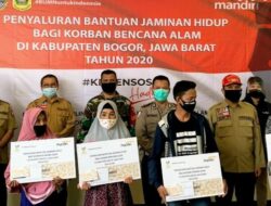Bank Mandiri Salurkan Bansos Rp3,7 Miliar untuk Warga Bogor Terdampak Banjir