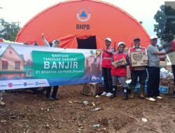 Brantas Abipraya Turunkan Alat dan Personel Tangani Banjir Sukajaya
