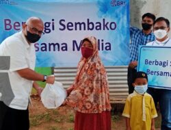 BRI Jakarta II Salurkan Bantuan Sembako di Cidokom Bogor