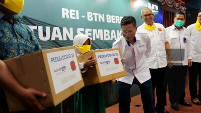 BTN dan REI Salurkan Bantuan untuk Warga Terdampak Covid-19