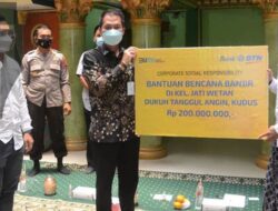 BTN Salurkan Bantuan Tanggap Banjir Jateng