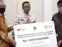 LPS Salurkan Bantuan Covid-19 ke Pemprov DKI