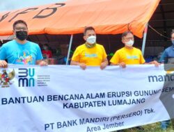 Mandiri Salurkan Bantuan Korban Erupsi Semeru