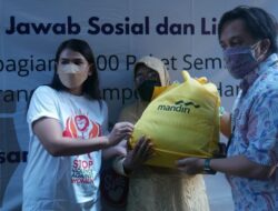 Mandiri Salurkan Sembako untuk Perempuan Tertimpa Covid-19