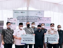 Taspen Salurkan Bantuan Gempa Pasaman-Pasbar