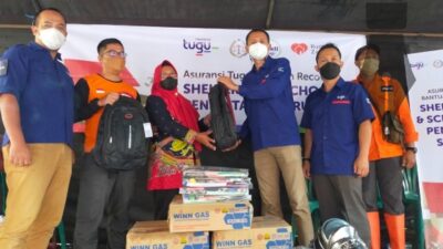 Tugu Insurance-Rumah Zakat Distributifkan Bantuan Erupsi Semeru